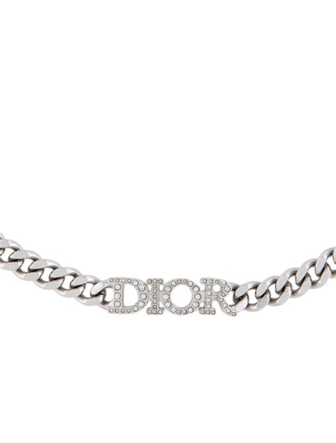 dior crystal choker necklace